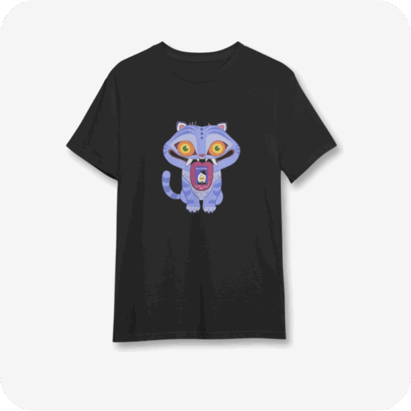 Kpop Demon Hunters Derpy Black T Shirt